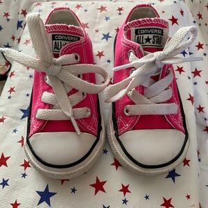 Converse Hot Pink All Star Sneakers Toddler Size 5